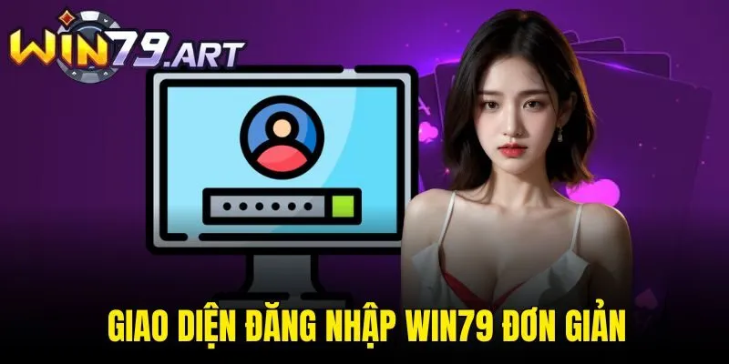 Giao diện đăng nhập WIN79 đơn giản
